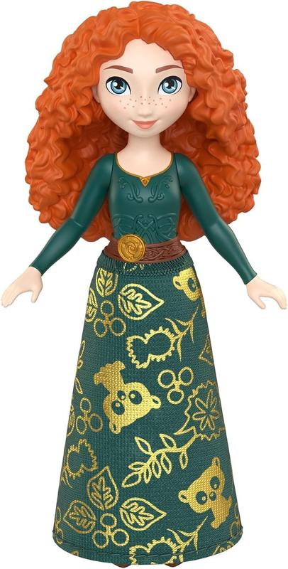 MINI BONECA DISNEY PRINCESAS - MERIDA - 9cm - MATTEL - Bonecas